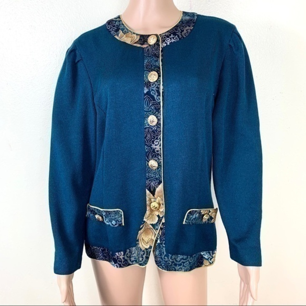 Jeffrey & Dara Women’s Jacket Blue buttons down P